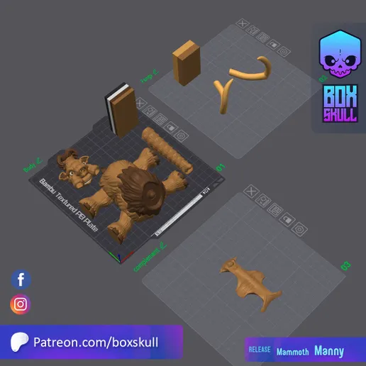 图片[2]-猛犸象-3D合纵社-3D打印模型STL格式3mf格式免费下载！