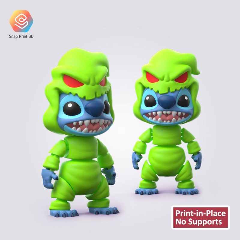 【星际宝贝】史迪仔-3D合纵社-3D打印模型STL格式3mf格式免费下载！