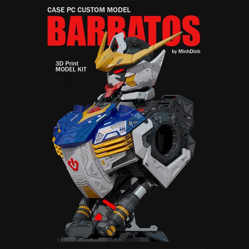 巴巴托斯高达机箱-3D合纵社-3D打印模型STL格式3mf格式免费下载！