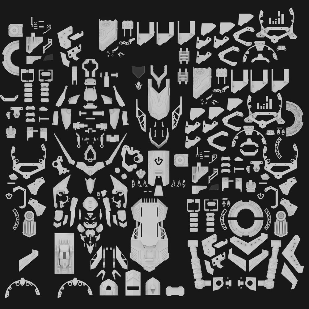 图片[2]-巴巴托斯高达机箱-3D合纵社-3D打印模型STL格式3mf格式免费下载！