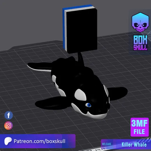 图片[2]-虎鲸-3D合纵社-3D打印模型STL格式3mf格式免费下载！