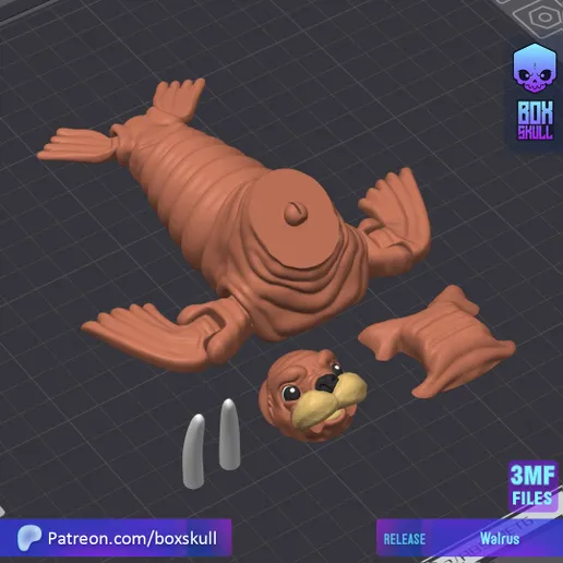 图片[2]-海象-3D合纵社-3D打印模型STL格式3mf格式免费下载！