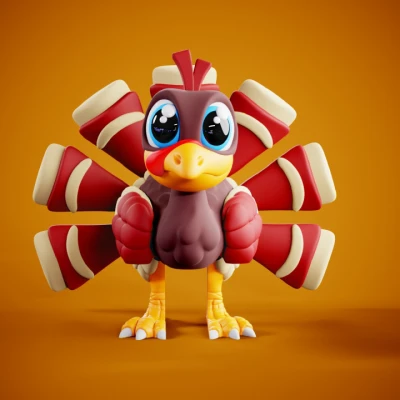 图片[3]-可爱的火烈鸟-3D合纵社-3D打印模型STL格式3mf格式免费下载！