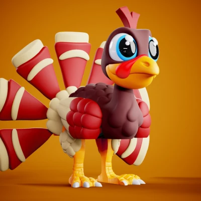 图片[2]-可爱的火烈鸟-3D合纵社-3D打印模型STL格式3mf格式免费下载！