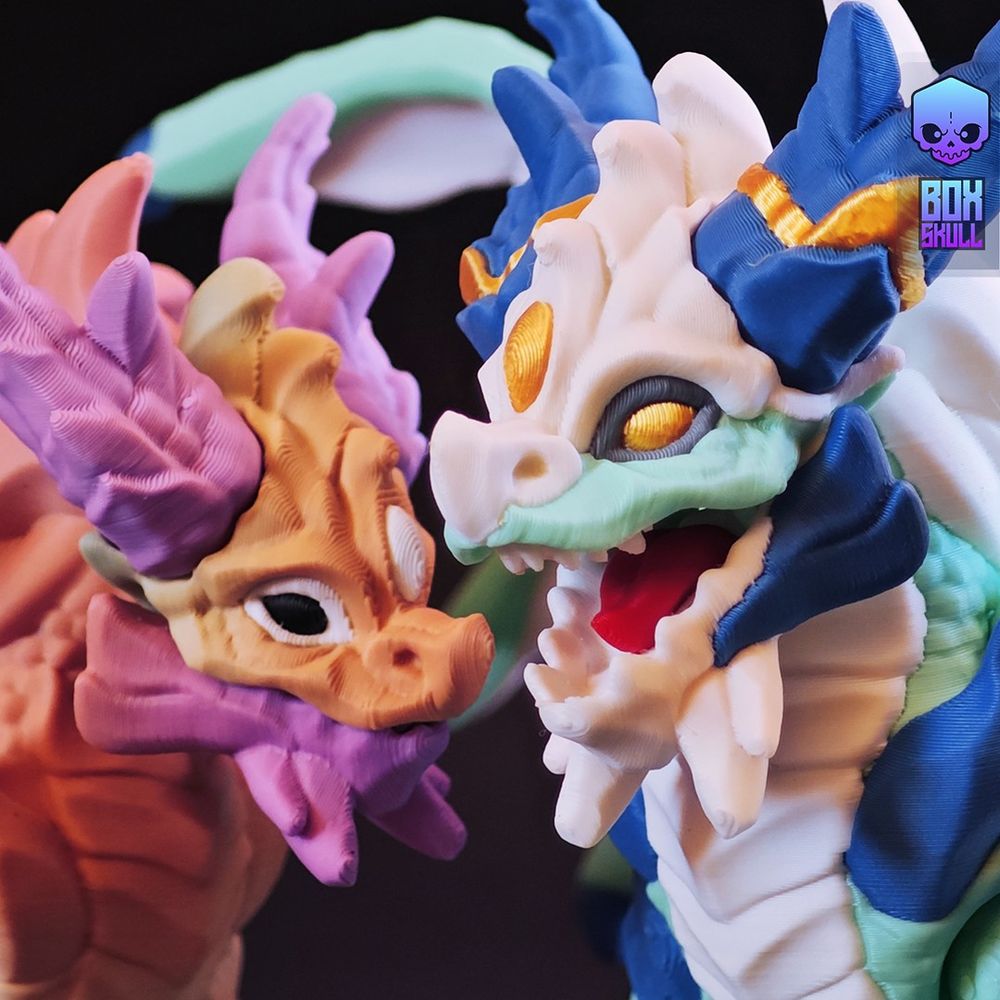 图片[3]-冰元素龙-3D合纵社-3D打印模型STL格式3mf格式免费下载！