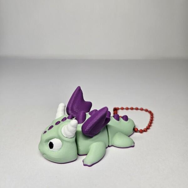 图片[2]-小飞龙钥匙链-3D合纵社-3D打印模型STL格式3mf格式免费下载！