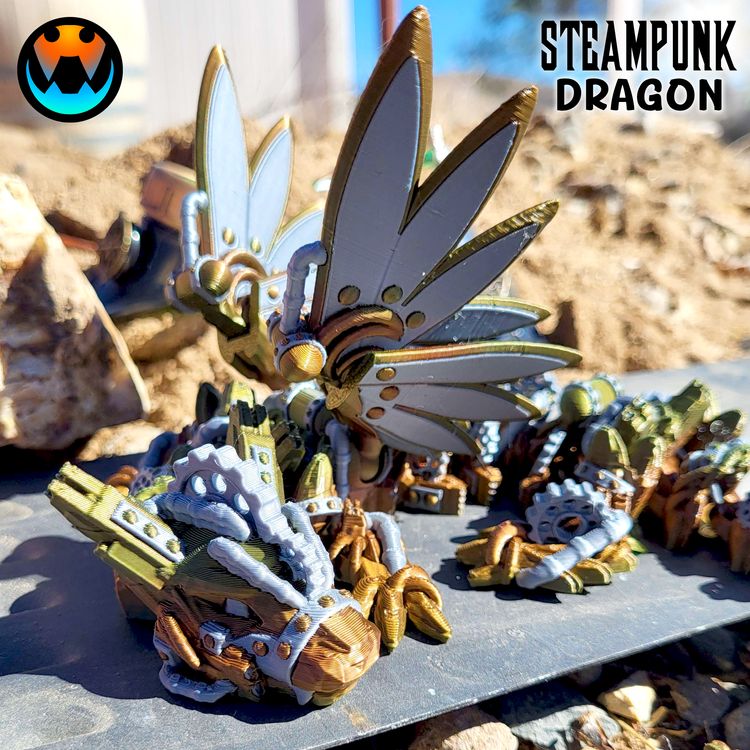 图片[4]-蒸汽朋克龙-3D合纵社-3D打印模型STL格式3mf格式免费下载！