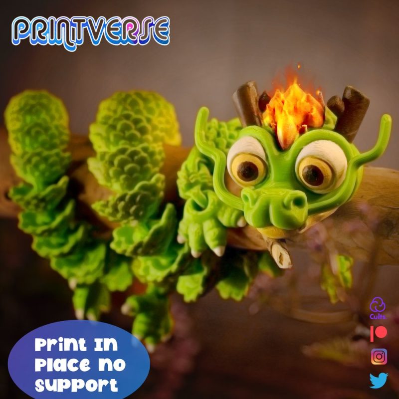 小龙-3D合纵社-3D打印模型STL格式3mf格式免费下载！