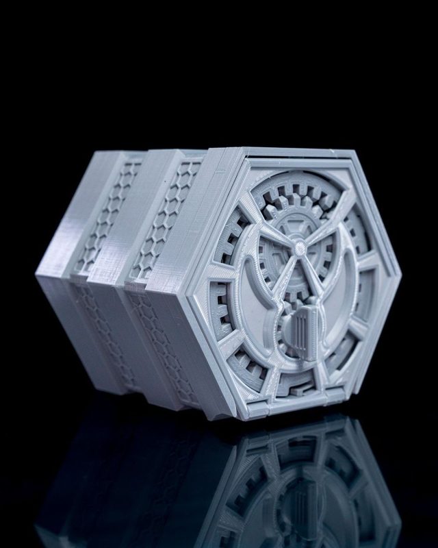 齿轮六角盒-3D合纵社-3D打印模型STL格式3mf格式免费下载！