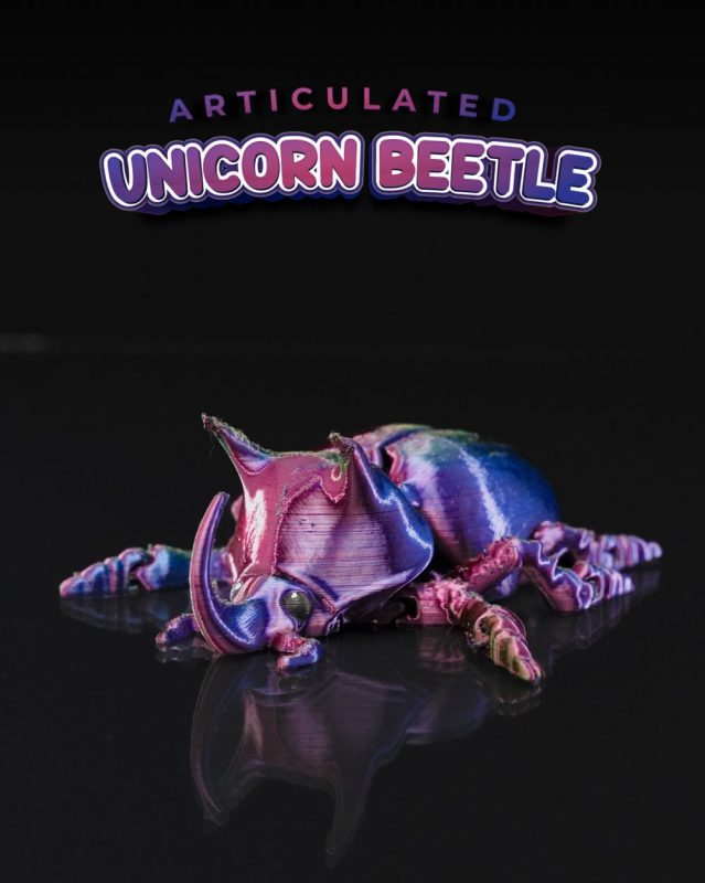 独角仙-3D合纵社-3D打印模型STL格式3mf格式免费下载！