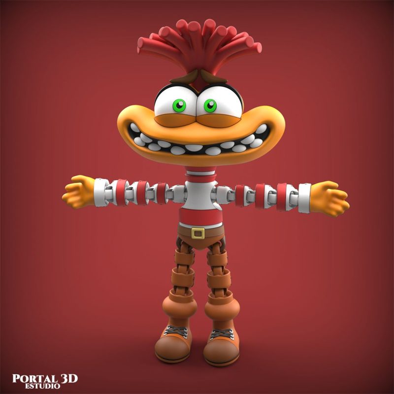 强烈焦虑-3D合纵社-3D打印模型STL格式3mf格式免费下载！