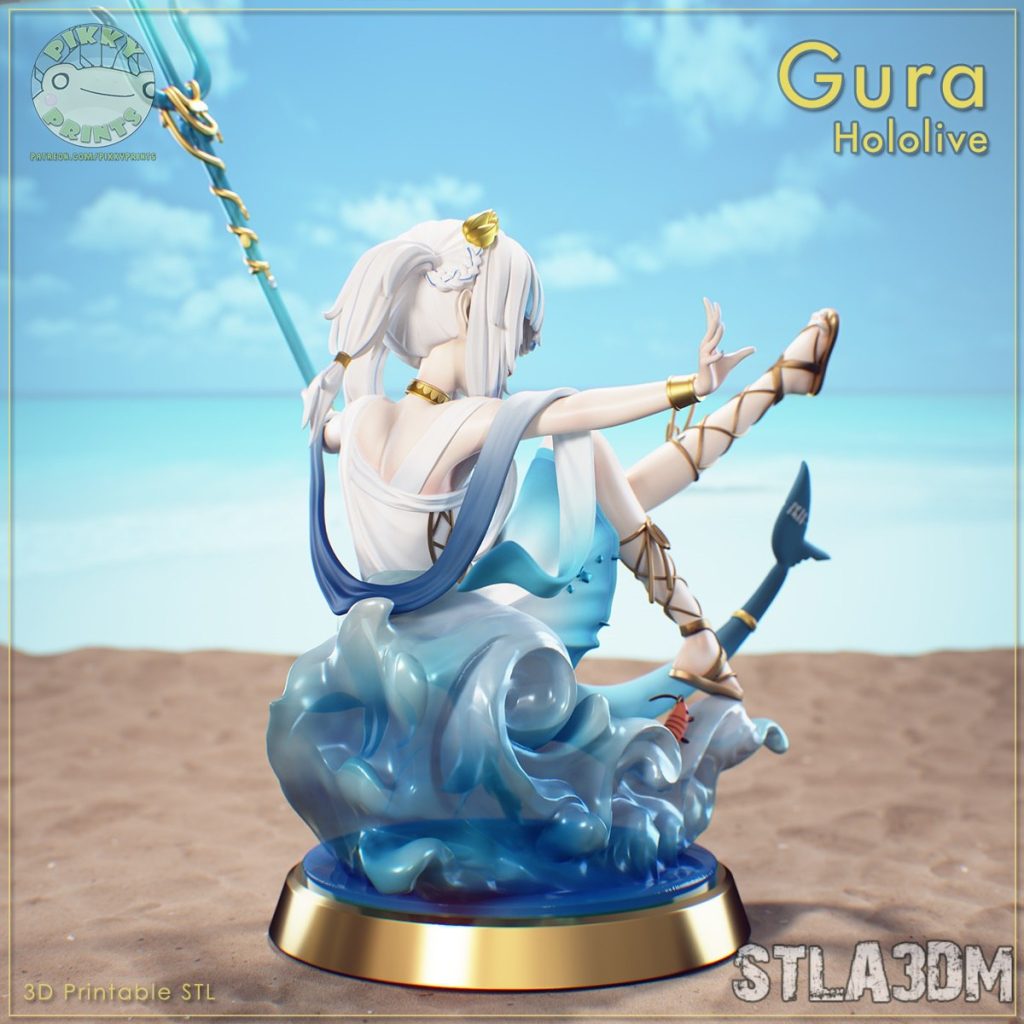 图片[3]-【Pixiv】鲨鱼娘-3D合纵社-3D打印模型STL格式3mf格式免费下载！