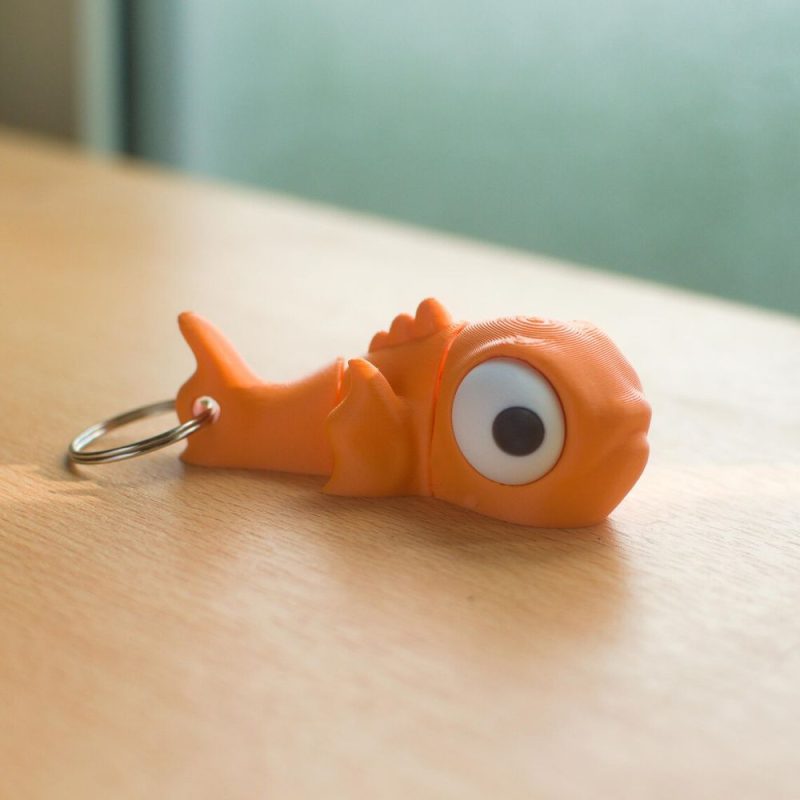 小鱼钥匙链-3D合纵社-3D打印模型STL格式3mf格式免费下载!