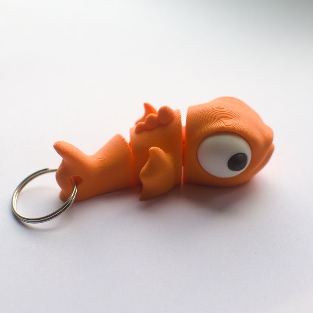 图片[3]-小鱼钥匙链-3D合纵社-3D打印模型STL格式3mf格式免费下载！