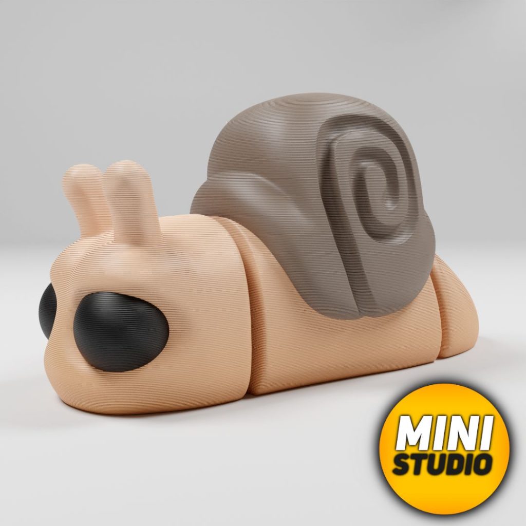 蜗牛-3D合纵社-3D打印模型STL格式3mf格式免费下载！