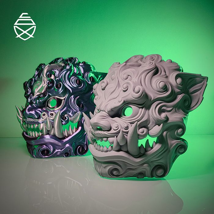 图片[3]-福狮面具-3D合纵社-3D打印模型STL格式3mf格式免费下载！