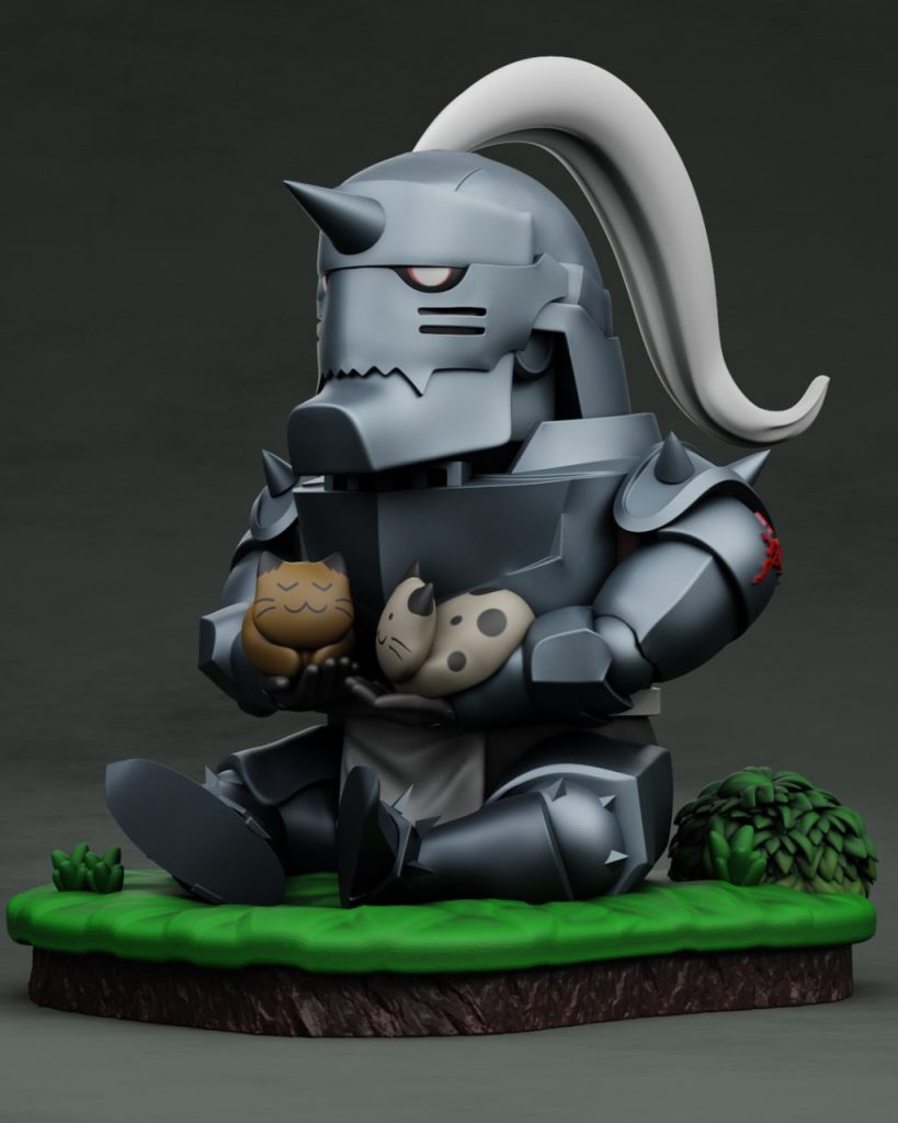 图片[4]-【钢之炼金术师】阿尔冯斯·艾尔利克-3D合纵社-3D打印模型STL格式3mf格式免费下载！