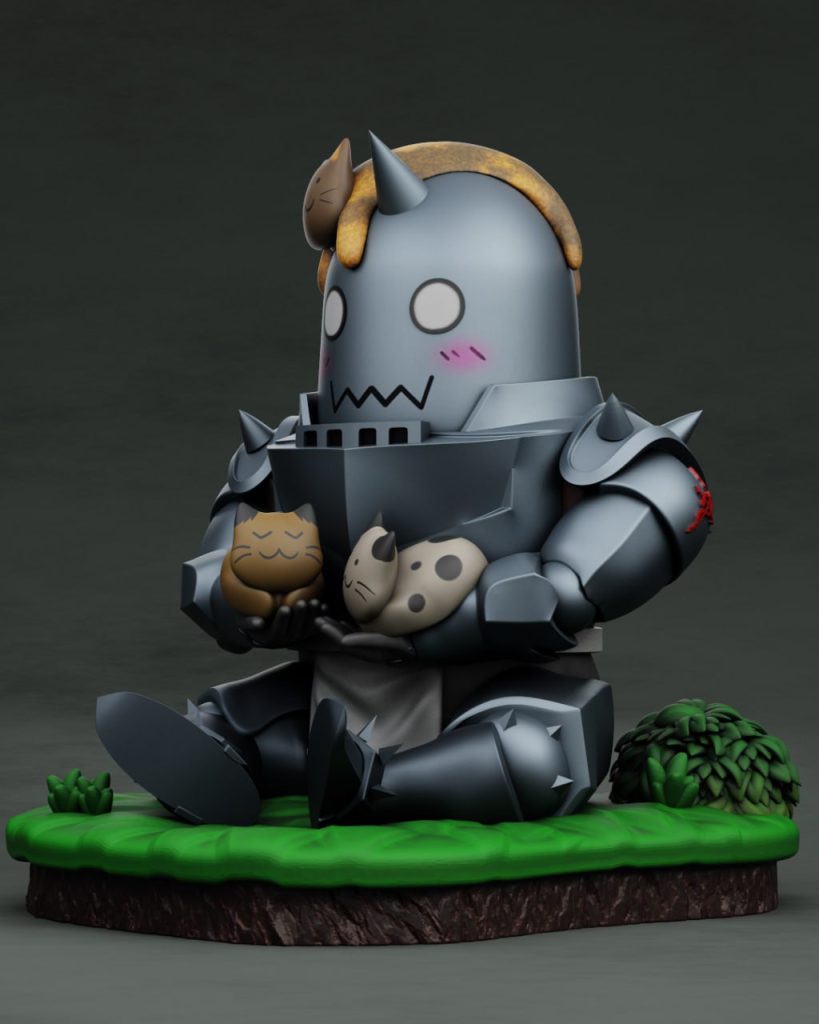 图片[2]-【钢之炼金术师】阿尔冯斯·艾尔利克-3D合纵社-3D打印模型STL格式3mf格式免费下载！