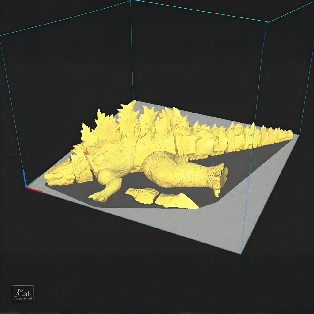 图片[2]-哥斯拉-3D合纵社-3D打印模型STL格式3mf格式免费下载！
