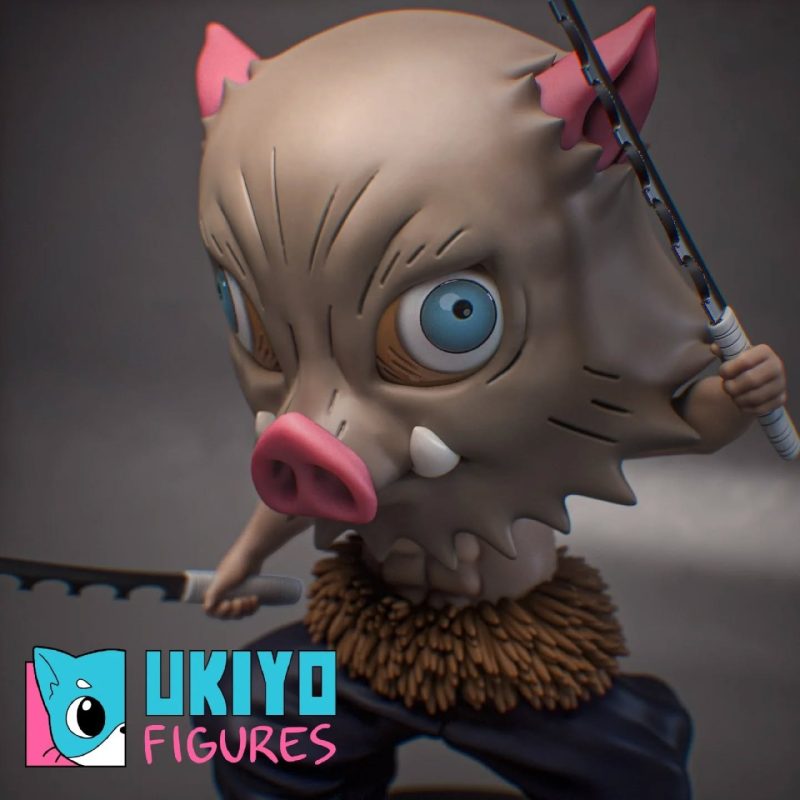 【鬼灭之刃】嘴平伊之助-3D合纵社-3D打印模型STL格式3mf格式免费下载！