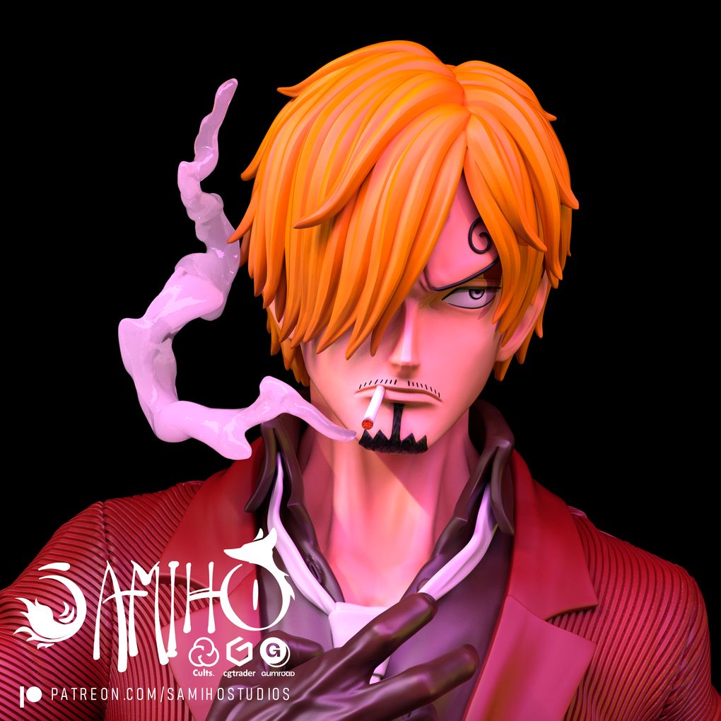 图片[4]-【海贼王】山治-3D合纵社-3D打印模型STL格式3mf格式免费下载！