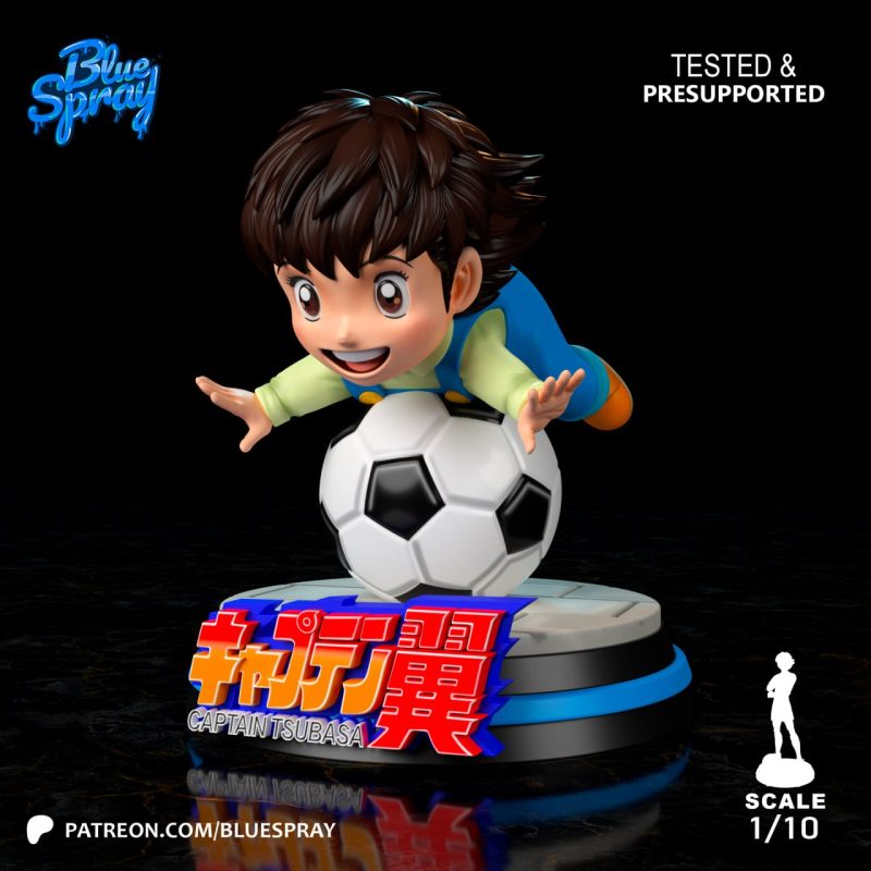 【足球小将】少年大空翼-3D合纵社-3D打印模型STL格式3mf格式免费下载！