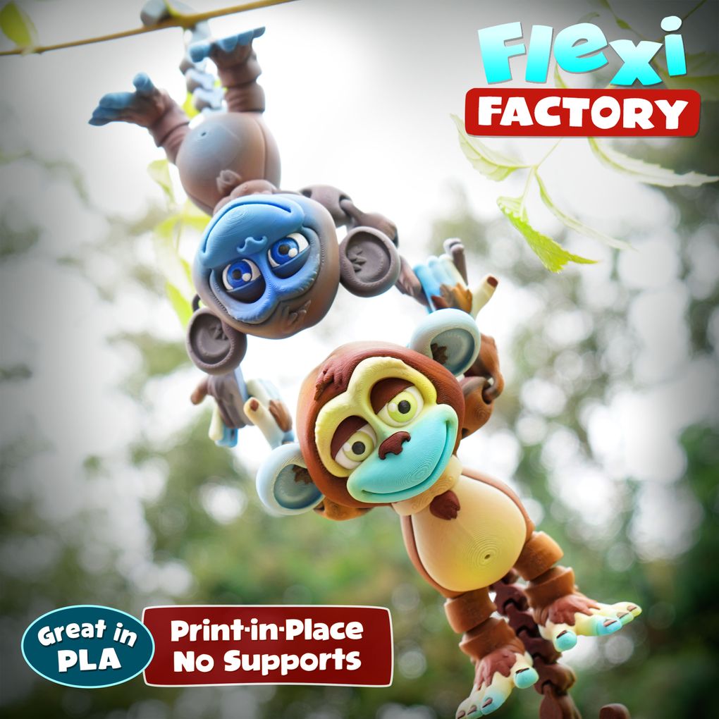 图片[3]-小猴子-3D合纵社-3D打印模型STL格式3mf格式免费下载！