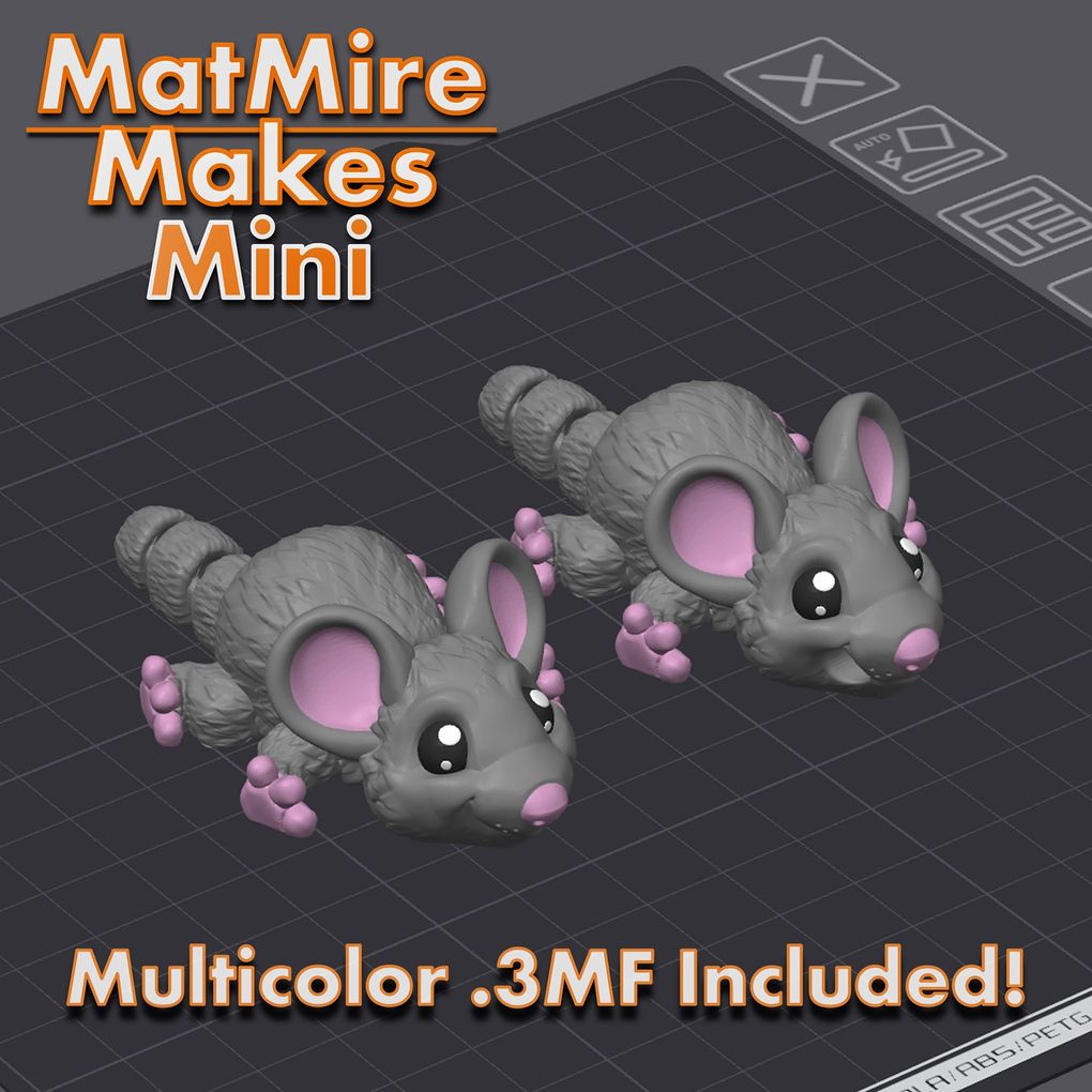 图片[2]-小老鼠-3D合纵社-3D打印模型STL格式3mf格式免费下载！