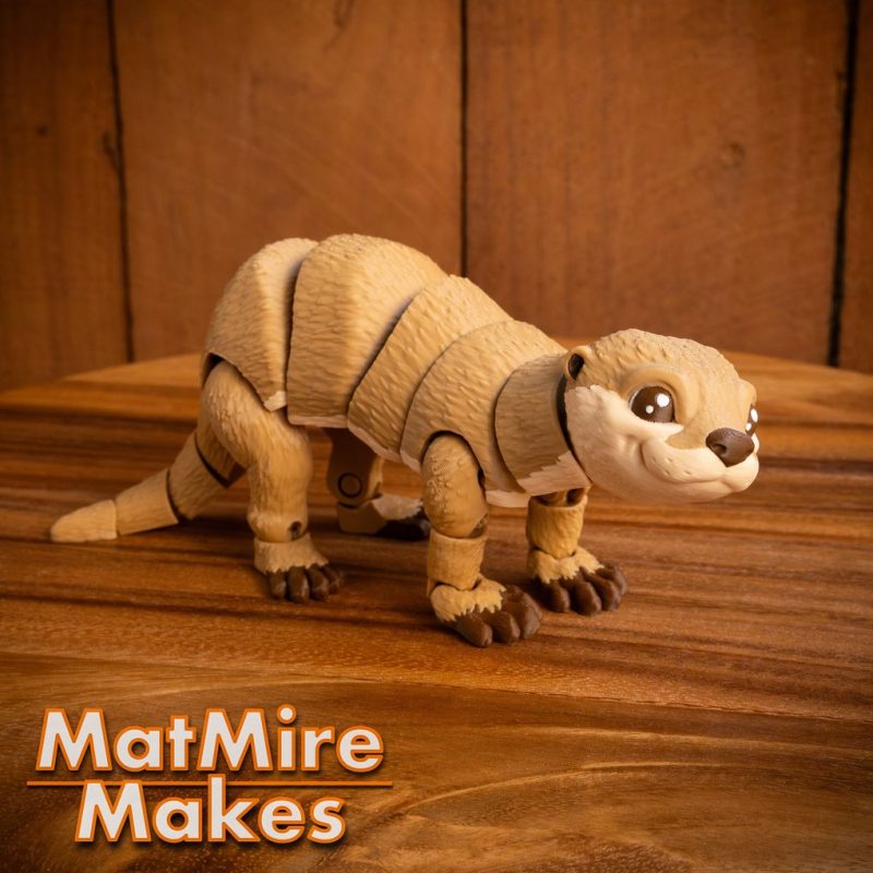 水獭-3D合纵社-3D打印模型STL格式3mf格式免费下载！