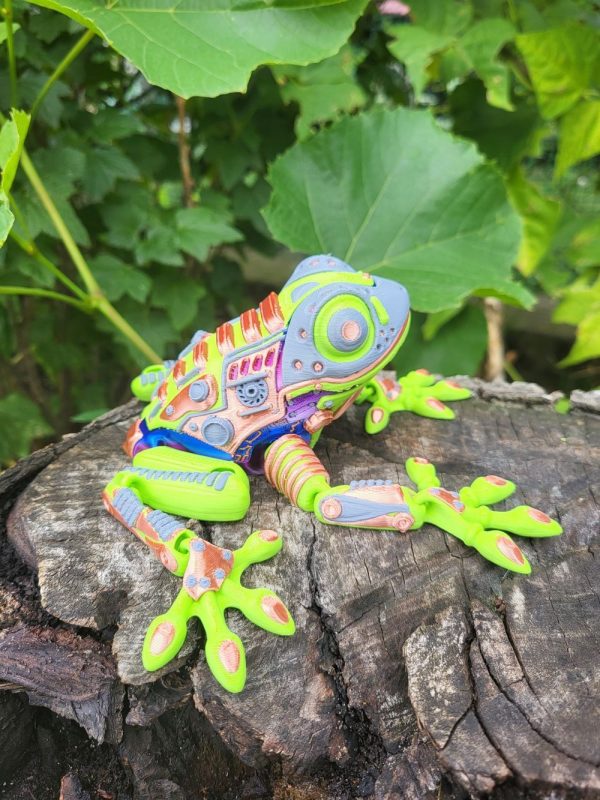 机械青蛙-3D合纵社-3D打印模型STL格式3mf格式免费下载!