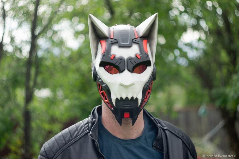 猫战士面具-3D合纵社-3D打印模型STL格式3mf格式免费下载！