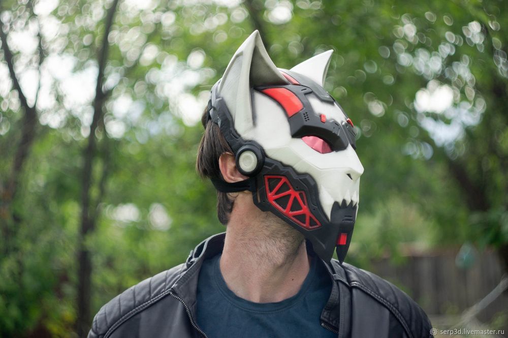 图片[2]-猫战士面具-3D合纵社-3D打印模型STL格式3mf格式免费下载！