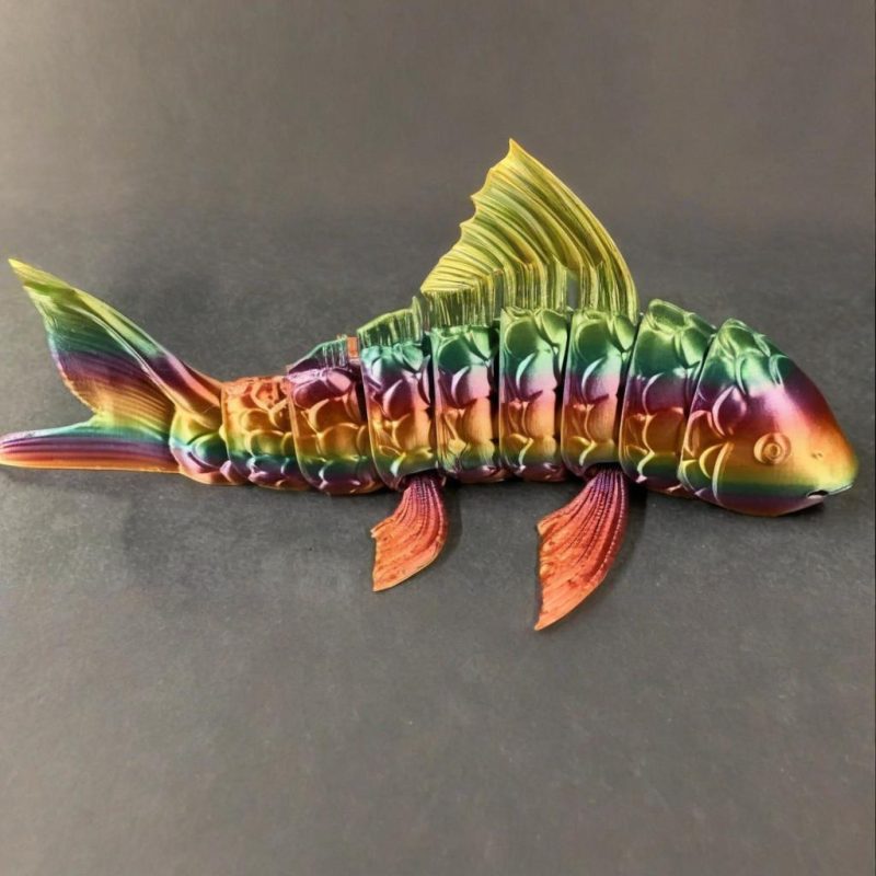 锦鲤-3D合纵社-3D打印模型STL格式3mf格式免费下载！