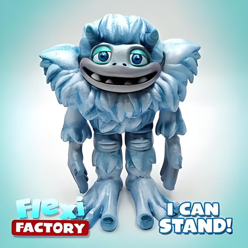 雪怪-3D合纵社-3D打印模型STL格式3mf格式免费下载！