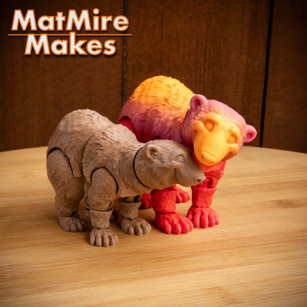 图片[2]-北极熊-3D合纵社-3D打印模型STL格式3mf格式免费下载！