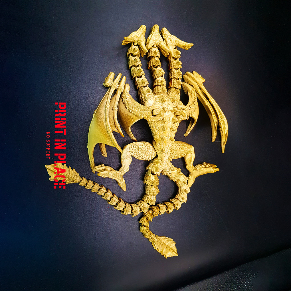 图片[3]-三头龙 基多拉-3D合纵社-3D打印模型STL格式3mf格式免费下载！