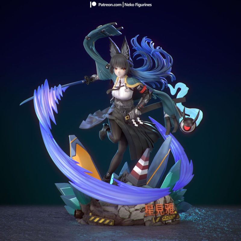 【绝区零】星见雅-3D合纵社-3D打印模型STL格式3mf格式免费下载！