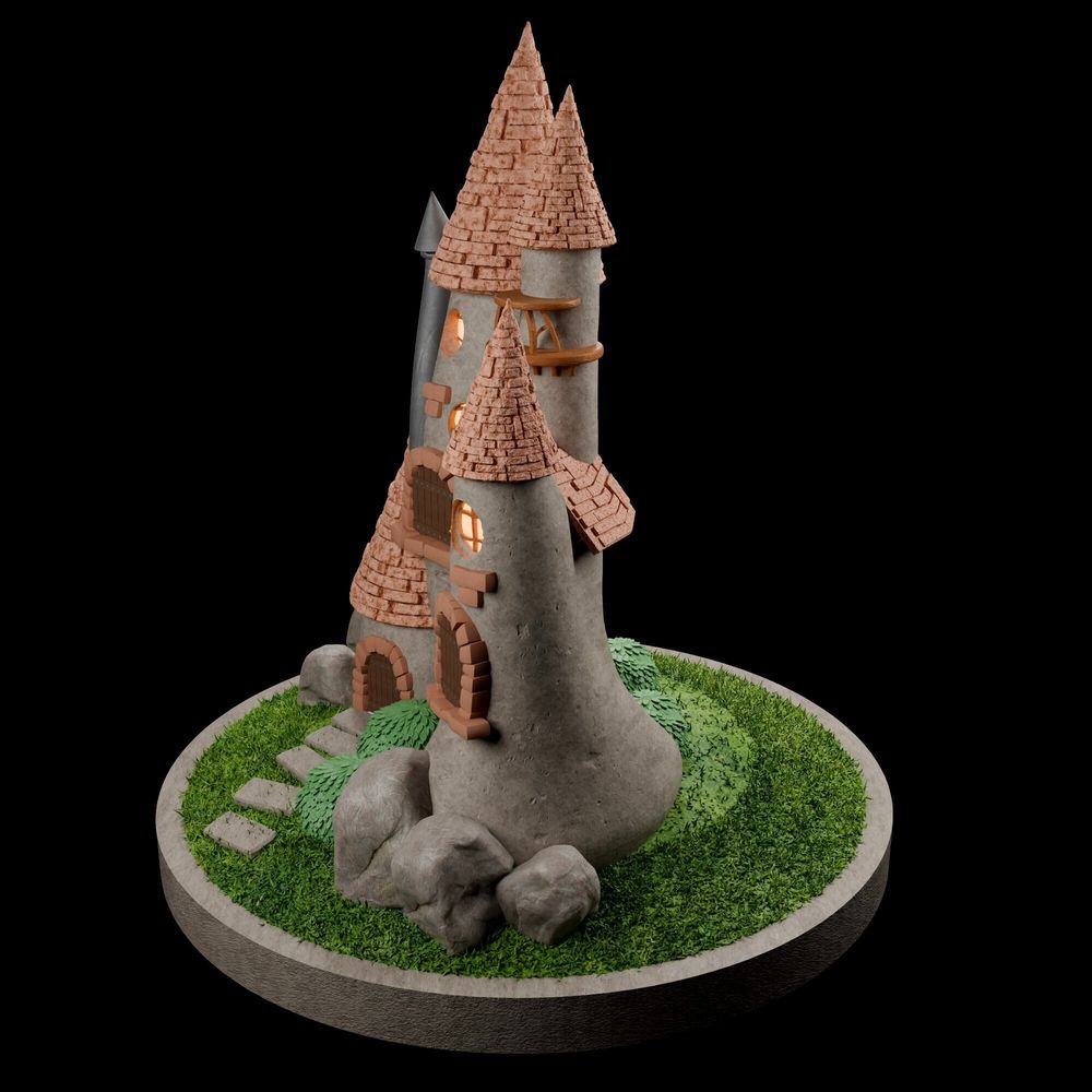 图片[3]-仙女城堡-3D合纵社-3D打印模型STL格式3mf格式免费下载！