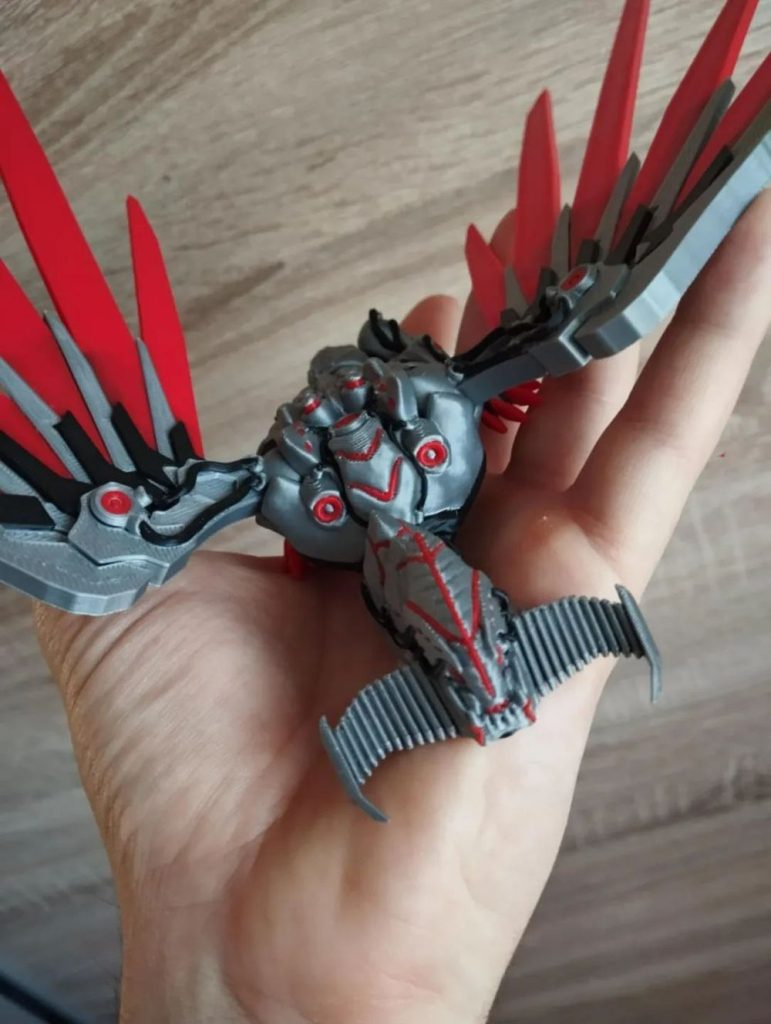 图片[3]-机械翼龙-3D合纵社-3D打印模型STL格式3mf格式免费下载！