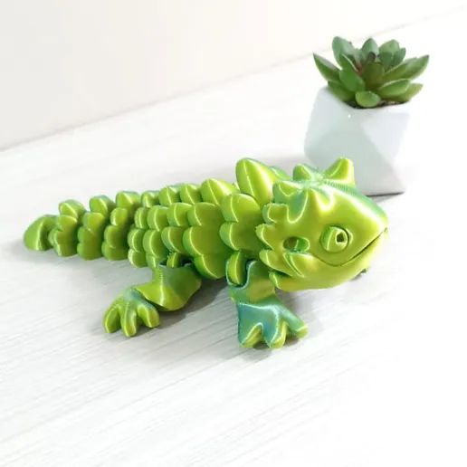 图片[3]-蜥蜴龙-3D合纵社-3D打印模型STL格式3mf格式免费下载！