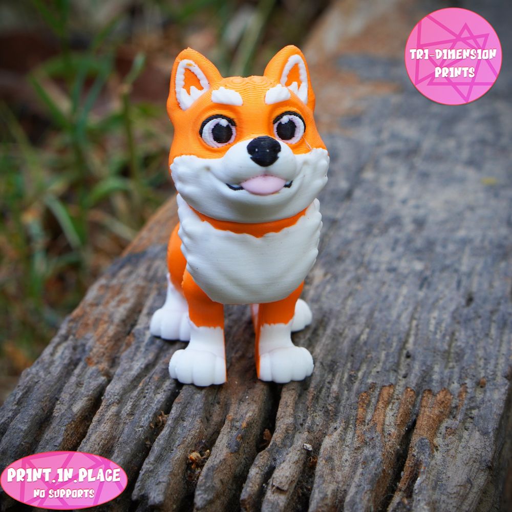 图片[4]-柴犬-3D合纵社-3D打印模型STL格式3mf格式免费下载！