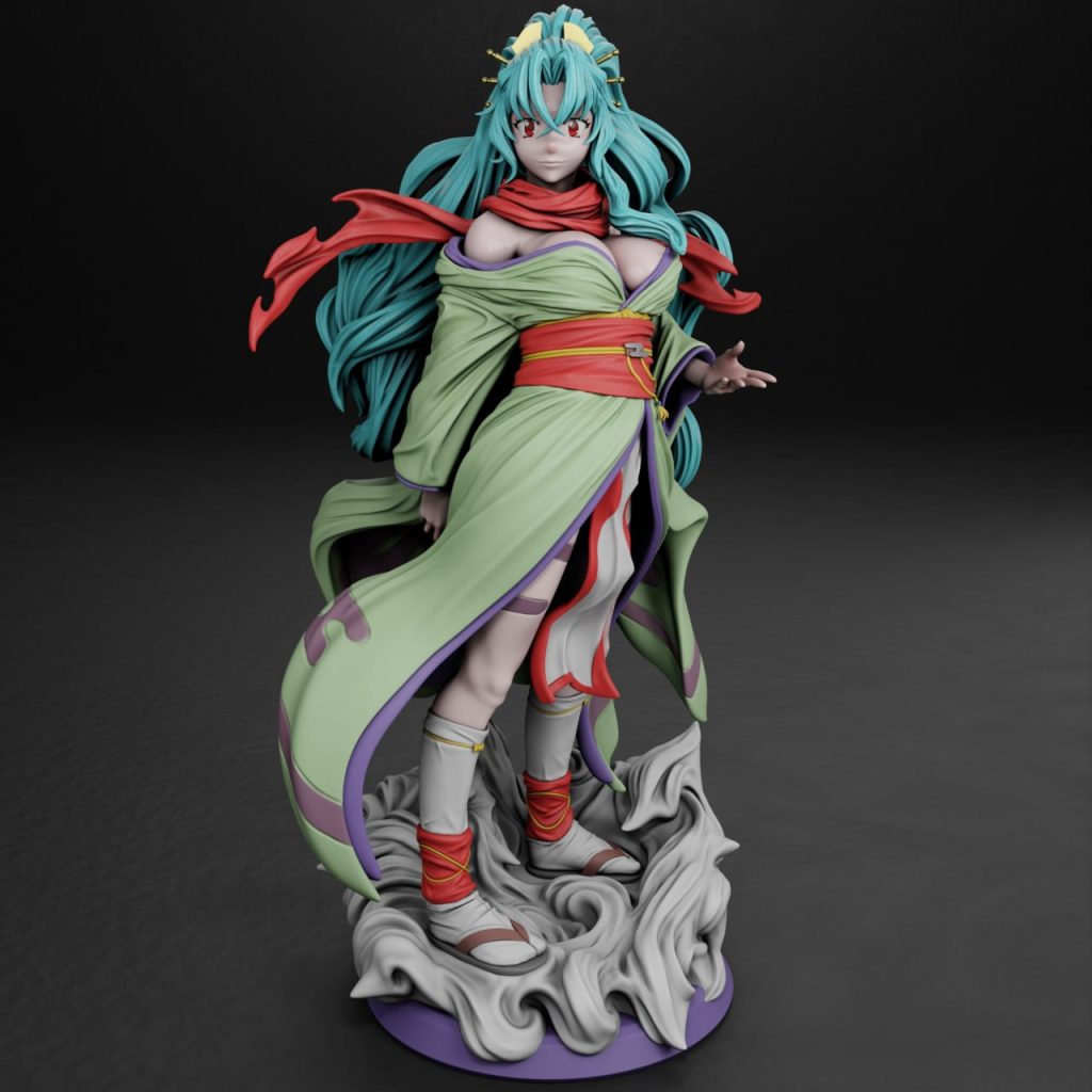【月光下的异世界之旅】tomoe-3D合纵社-3D打印模型STL格式3mf格式免费下载！