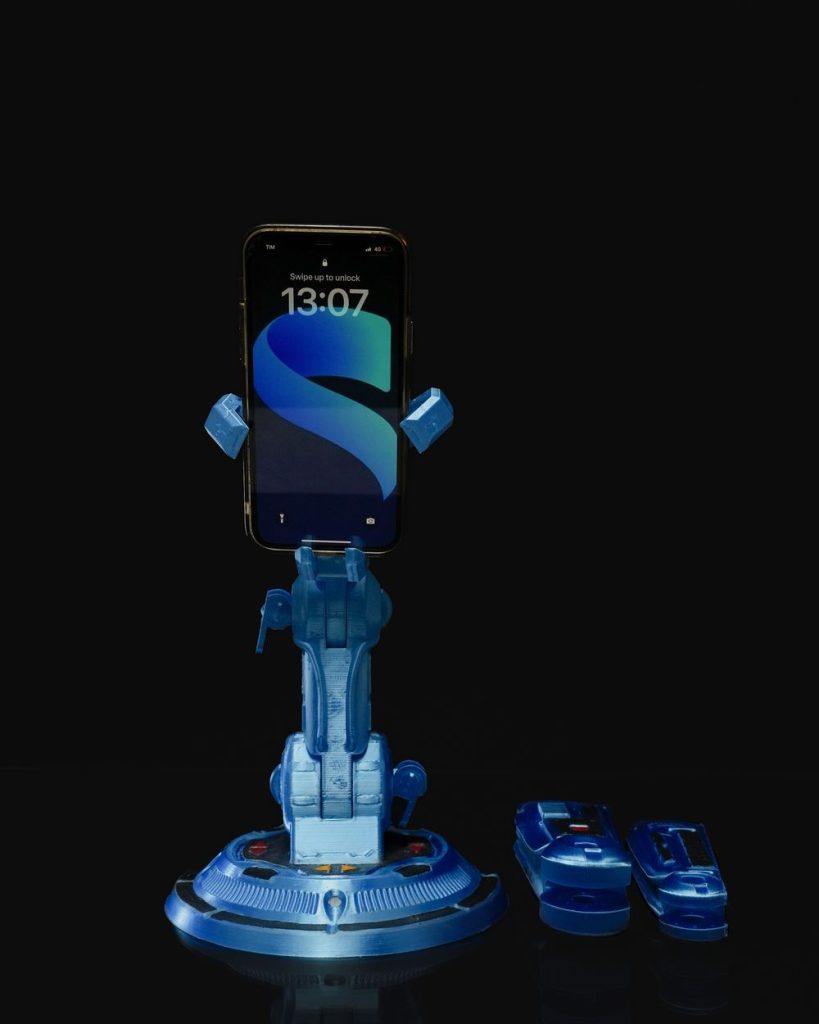机甲手机支架-3D合纵社-3D打印模型STL格式3mf格式免费下载！