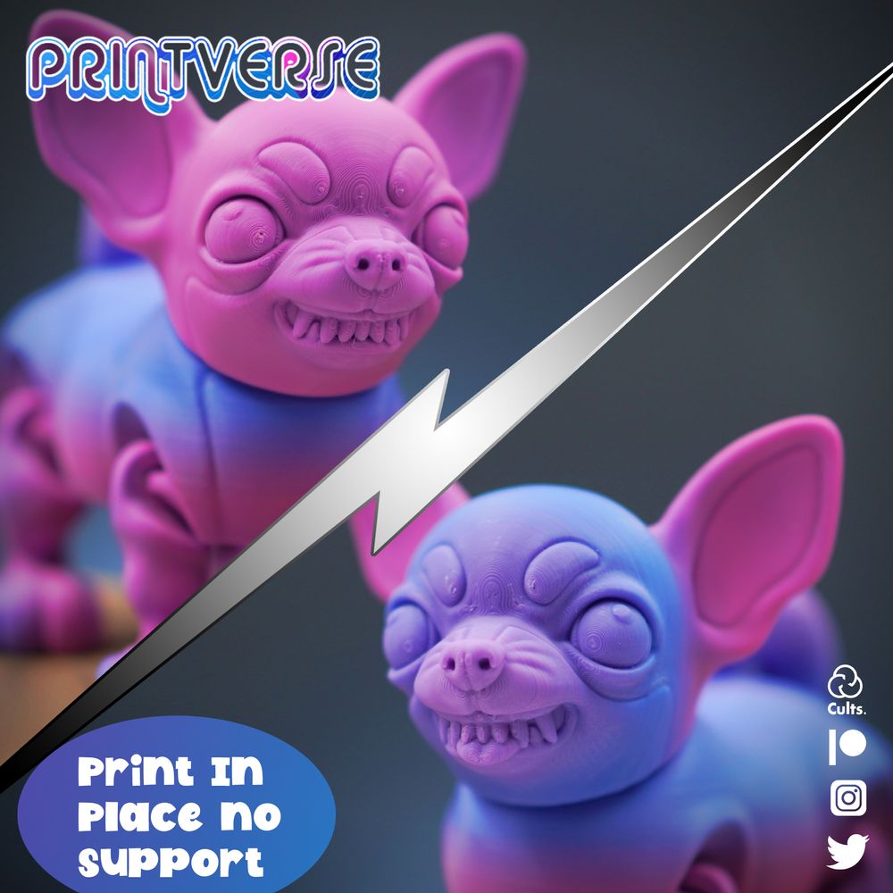 图片[2]-吉娃娃犬-3D合纵社-3D打印模型STL格式3mf格式免费下载！