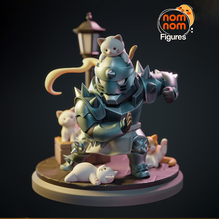 【钢之炼金术师】阿尔冯斯·艾尔利克-3D合纵社-3D打印模型STL格式3mf格式免费下载！