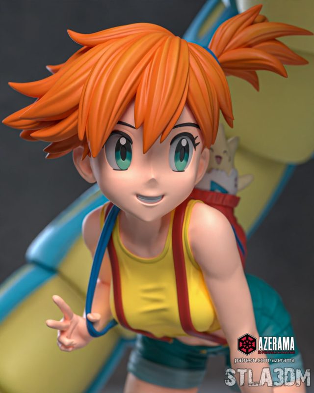 【宝可梦】小霞-3D合纵社-3D打印模型STL格式3mf格式免费下载！