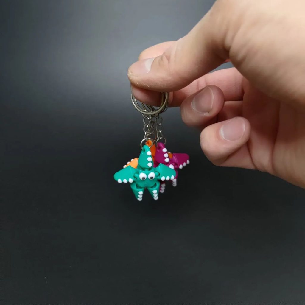 图片[3]-海星钥匙链-3D合纵社-3D打印模型STL格式3mf格式免费下载！