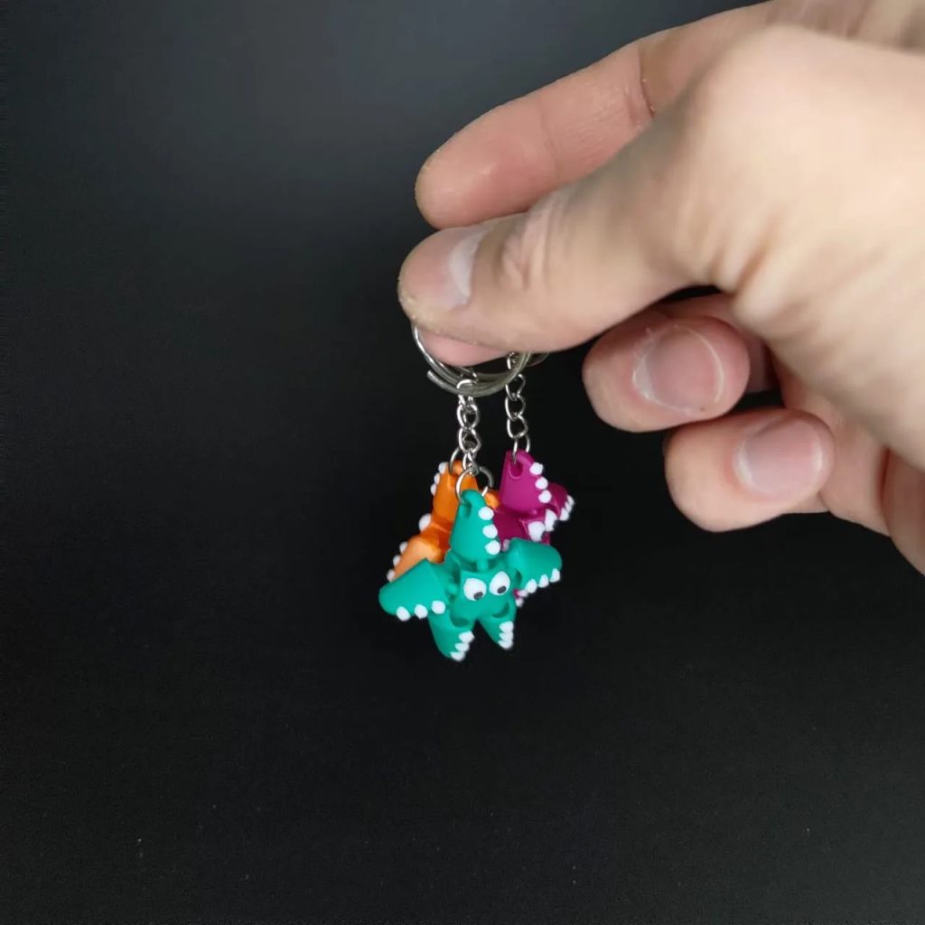 图片[2]-海星钥匙链-3D合纵社-3D打印模型STL格式3mf格式免费下载！