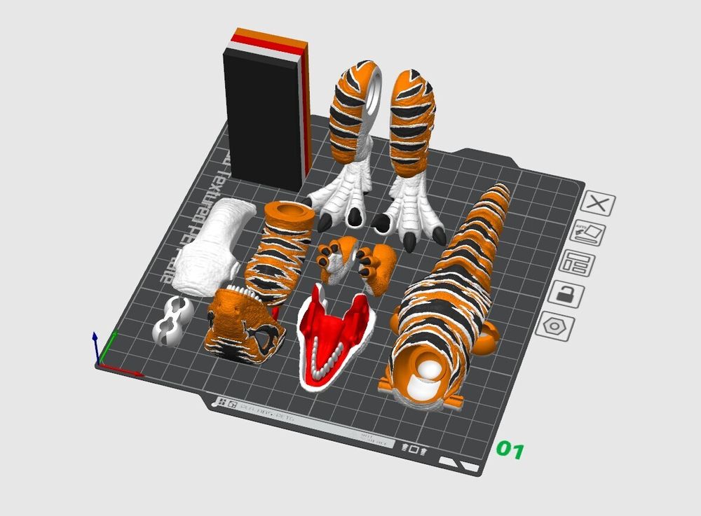 图片[2]-迅猛龙-3D合纵社-3D打印模型STL格式3mf格式免费下载！