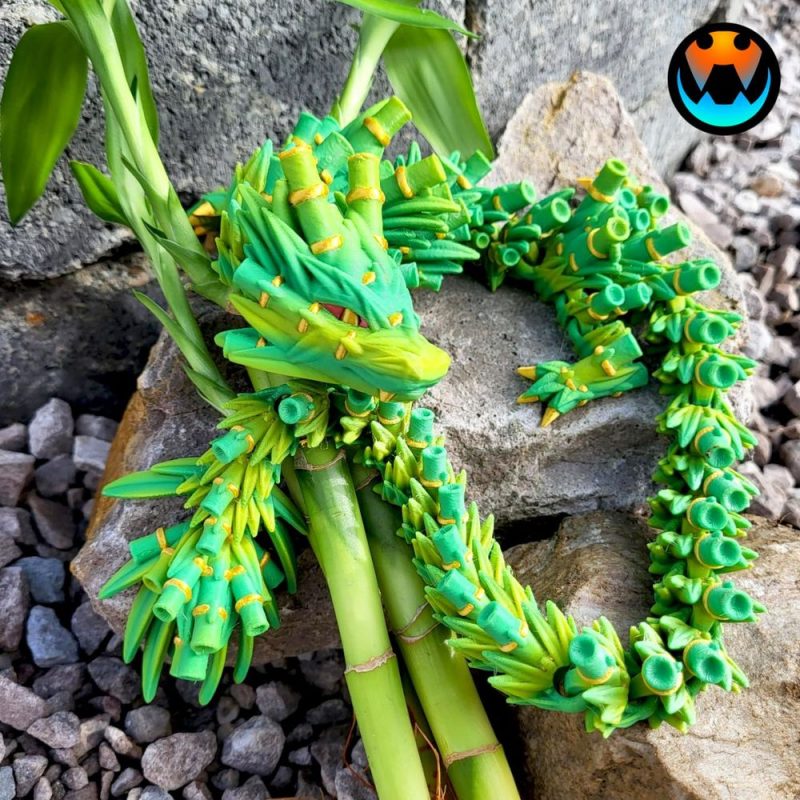 长竹龙-3D合纵社-3D打印模型STL格式3mf格式免费下载！